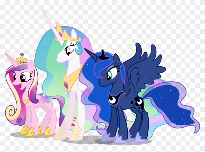 Three Princesses By Pilot231 - Little Pony Friendship Is Magic #1177562