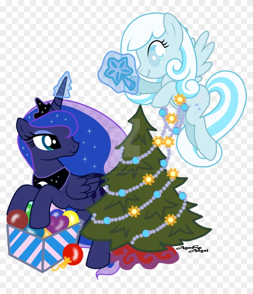 Princess Luna, Adult Snowdrop And Christmas Tree By - I: Snowdrop #1177571