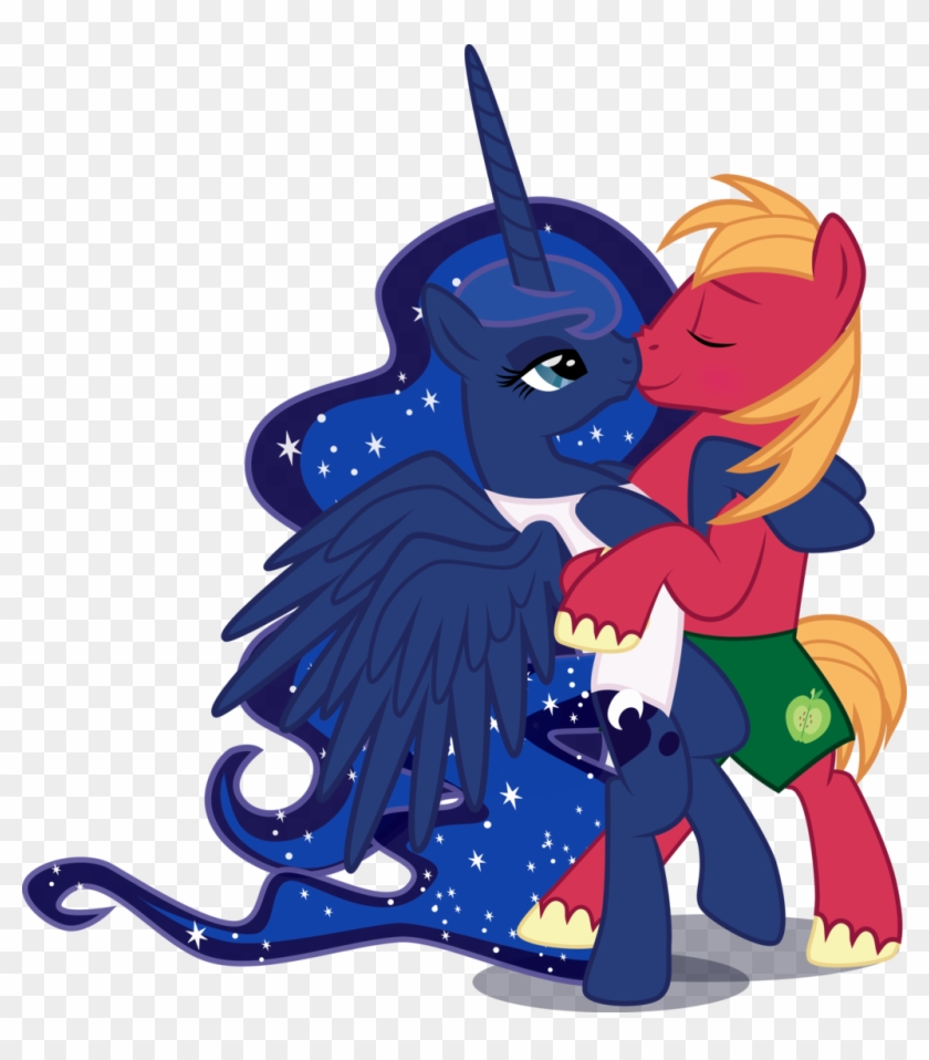 Meadowbreeze Comm - Big Mac And Princess Luna #1177576