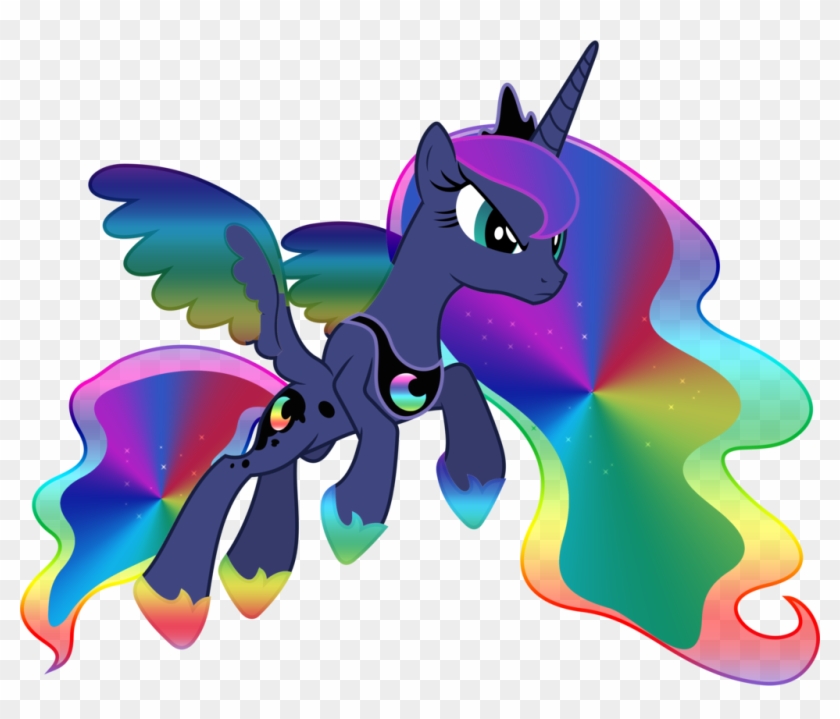 Princess Luna Rainbow Power By Mlpartpage Princess - My Little Pony Rainbow Power Princess Celestia #1177597