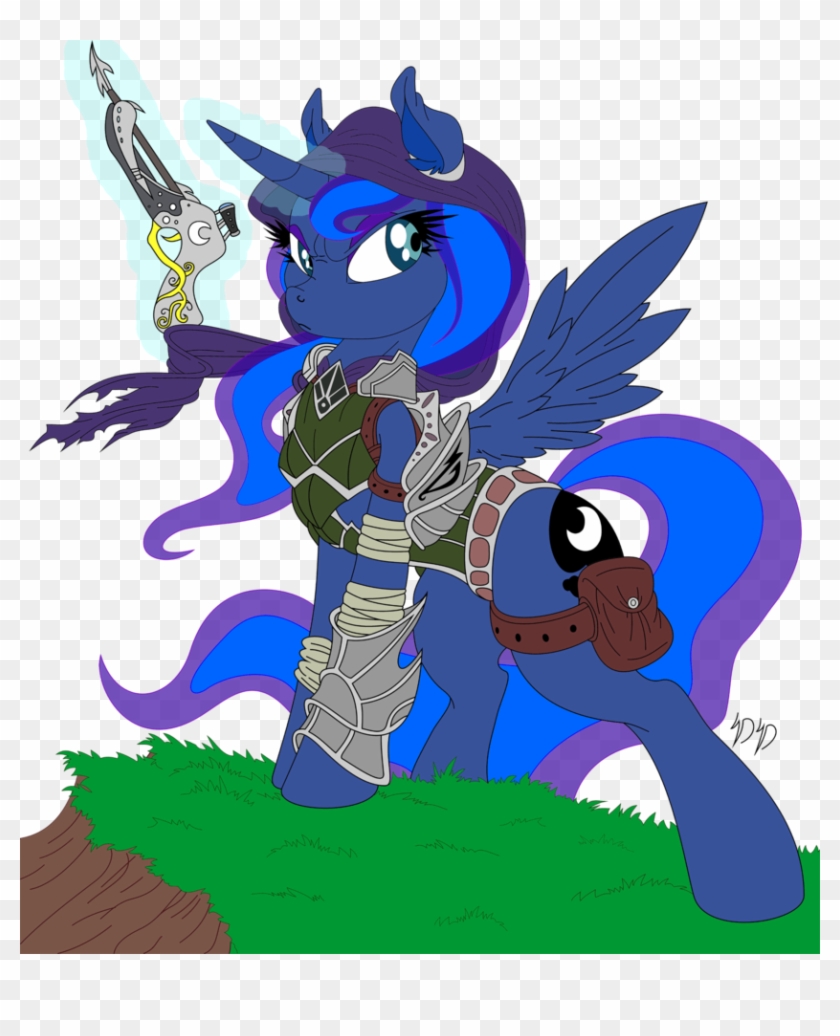 Princess Luna Demon Hunter By Zyko-nightmare - Cartoon #1177645