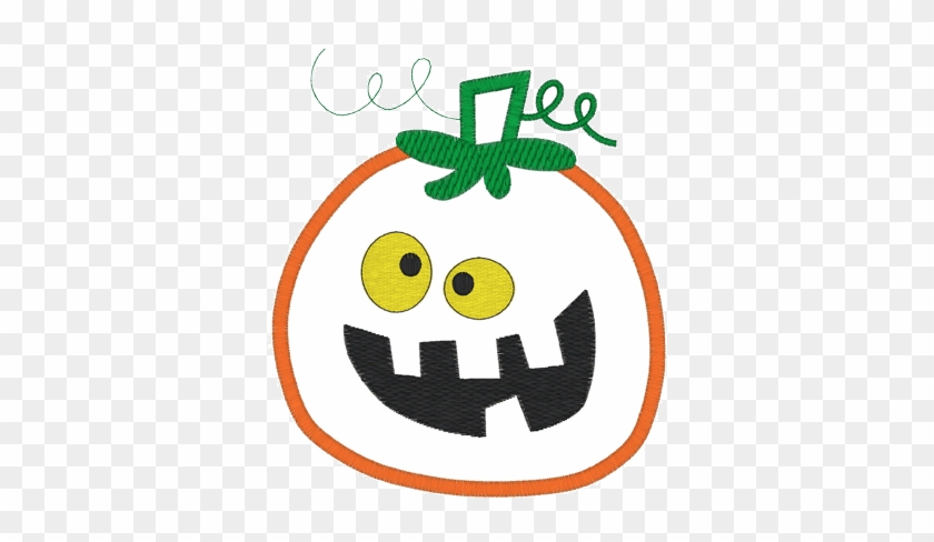 Halloween Pumpkin Applique - Addition Sign #1177674