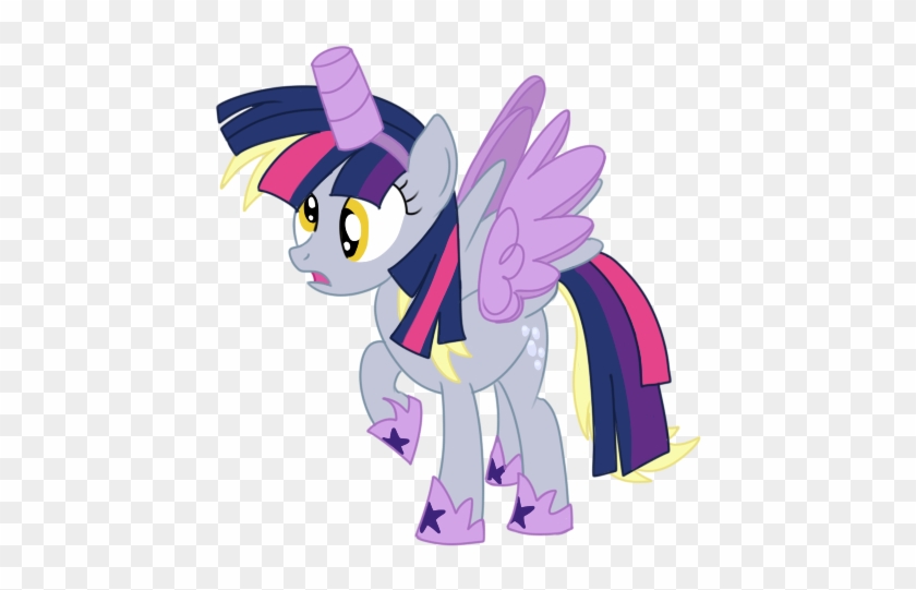 Derpy Hooves, Fake Horn, Fake Wings, Female, Frown, - Derpy Dressed As Twilight #1177789