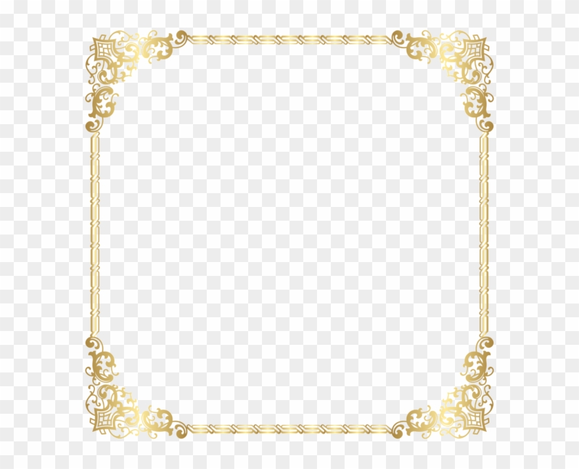 Border Frame Gold Pn - Gold Border Clip Art #1177812