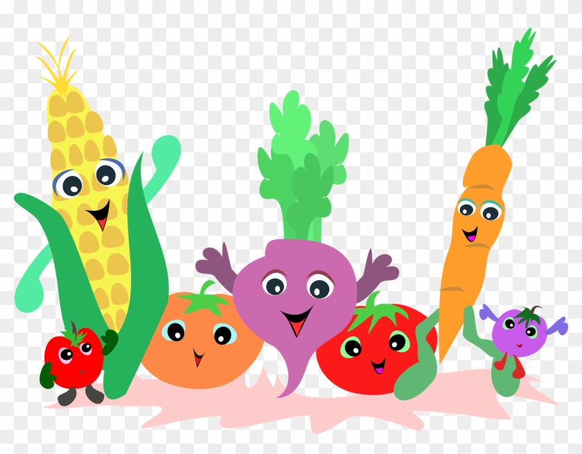 Pictures On Nutrition - Fruits And Vegetables Clipart #1177894
