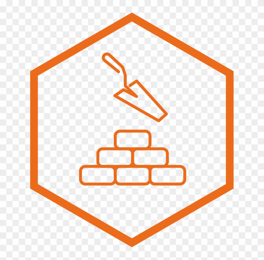 Build Icon With Bricks And Trowel - Management #1178009