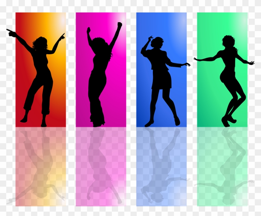 Dance-677382 960 - Colorful Dancing Silhouette Png #1178120