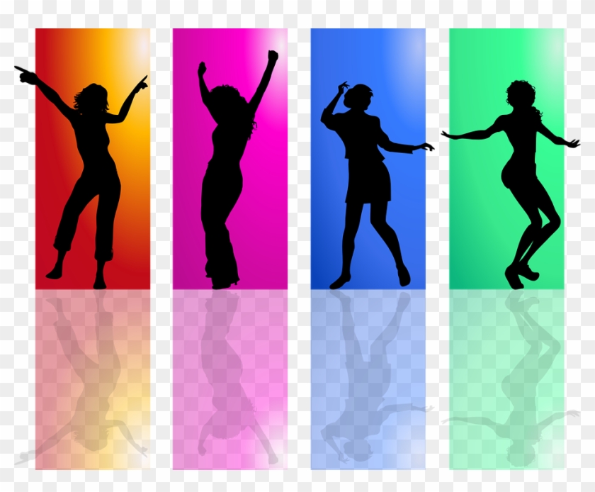 Dance-677382 960 - Colorful Dancing Silhouette Png #1178120