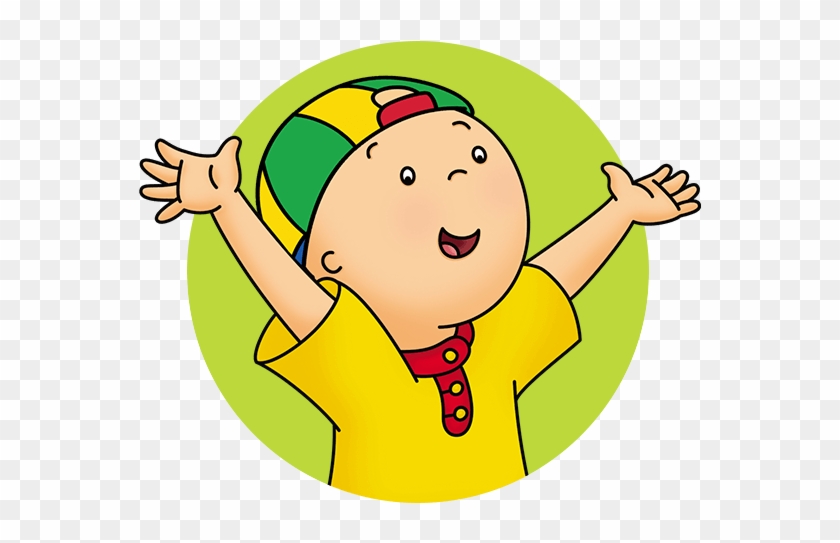 Pin Kid Watching Tv Clipart - Happy Birthday Caillou #1178210