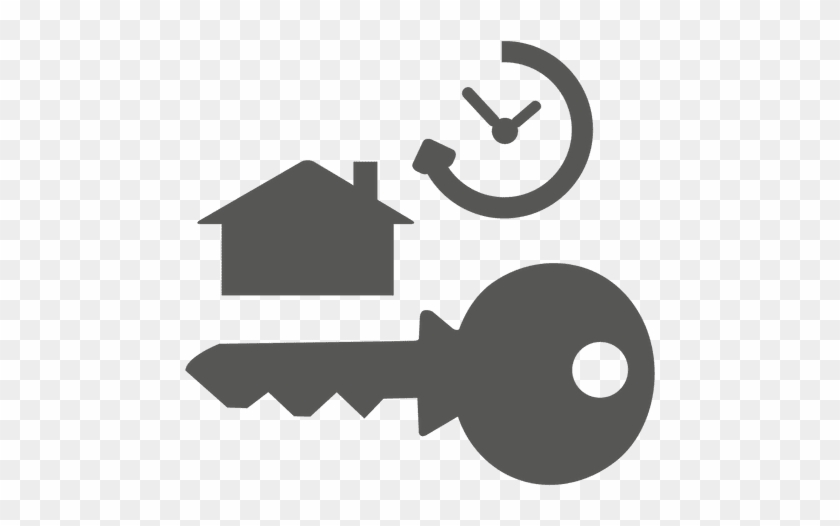 Key House Clock Icon Transparent Png - List Key Icon Png #1178247