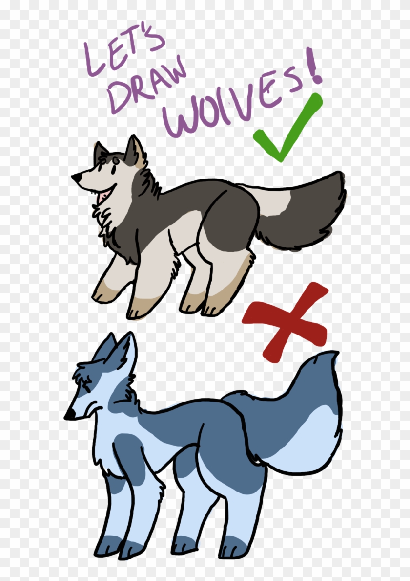 Drawing Wolves By Gadget-cat - Cat Attacking Drawing #1178425
