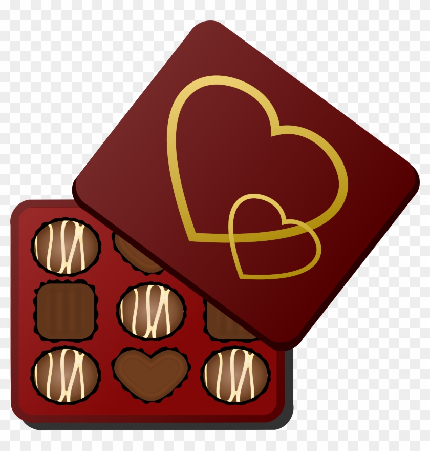 Celebrating Valentines Day With A Box Of Chocolatesconversation - Box Of Chocolates Icon #1178484
