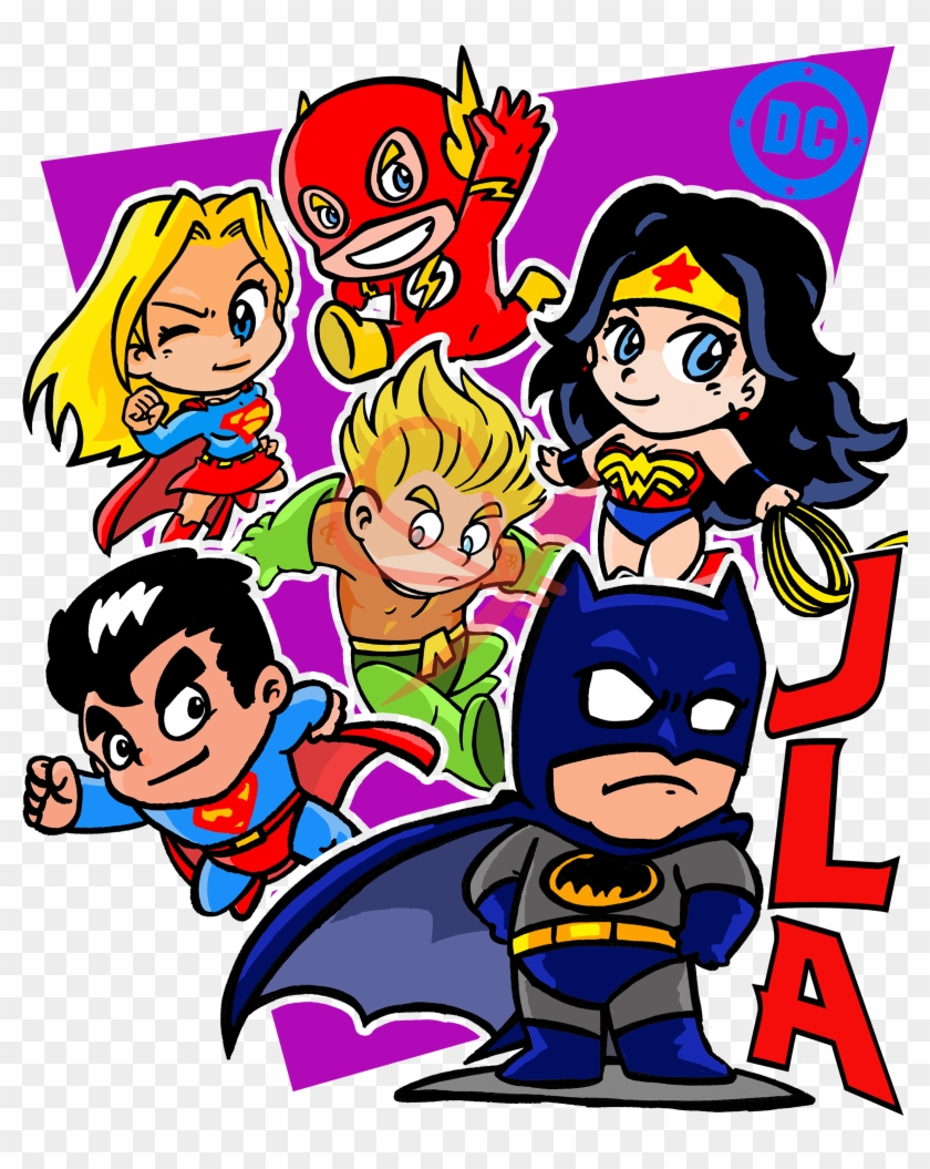 Parodia Liga De La Justicia Superman, Batman, Wonder - Liga De La Justicia  En Png - Free Transparent PNG Clipart Images Download