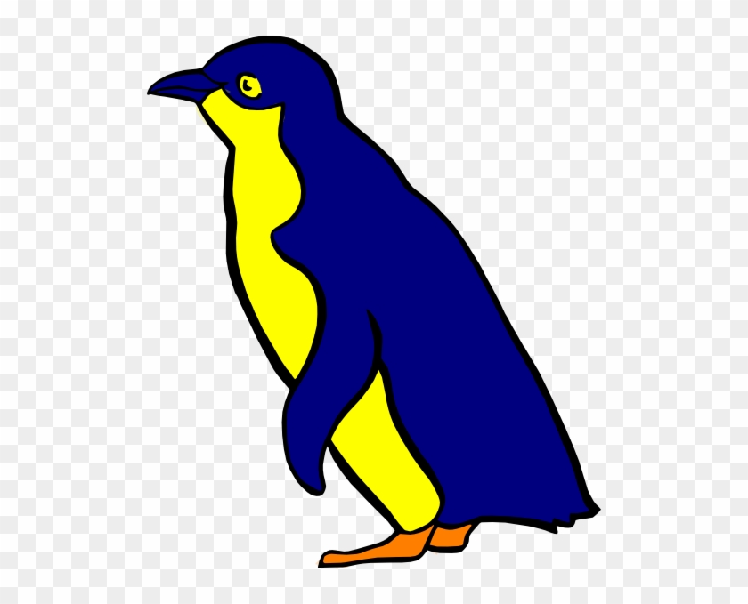 Penguin - Blue And Yellow Penguin #1178725