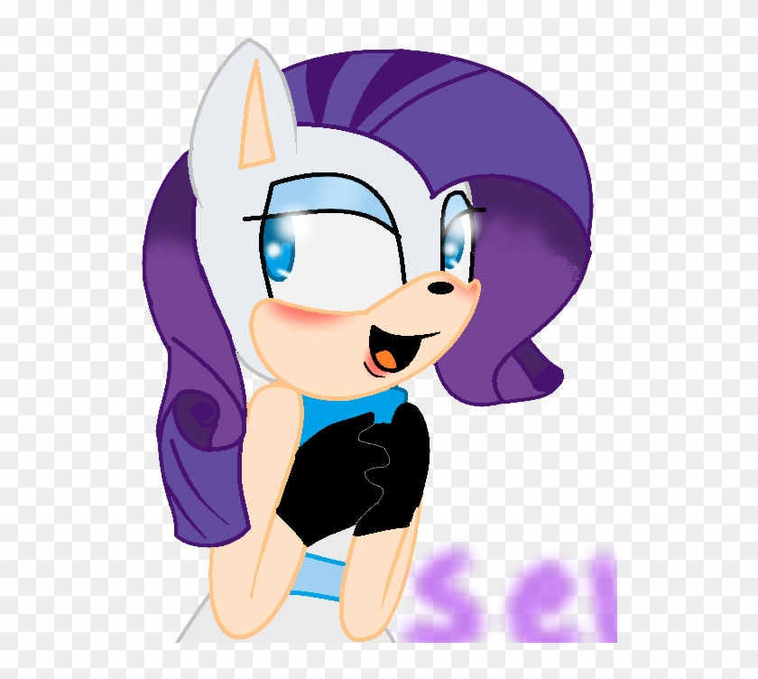 Rarity Sonic Version By Selena Angel The Dog - Cartoon #1178832