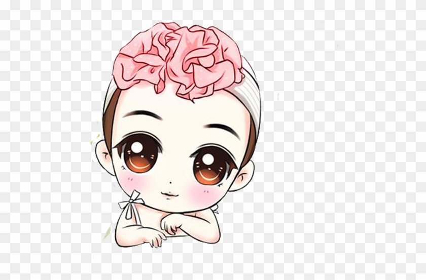 Android Application Package Download Clip Art - Cute Baby Girl Cartoon #1178858