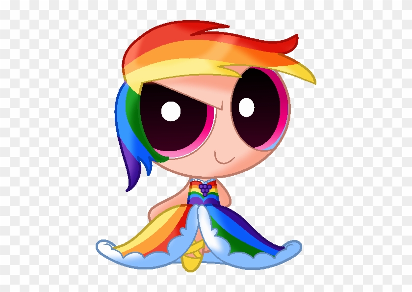Rainbow Dash By Thiago082 - Rainbow Dash Powerpuff Girl #1178886