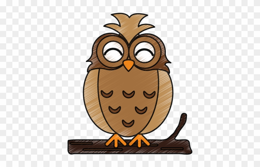 Cute Owl Vector Illustration - Vector Graphics #1179025