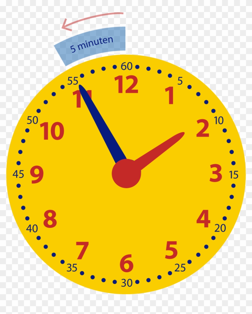 02 Minuten Aflezen Voor Het Hele Uur Png - Learning To Tell The Time #1179052