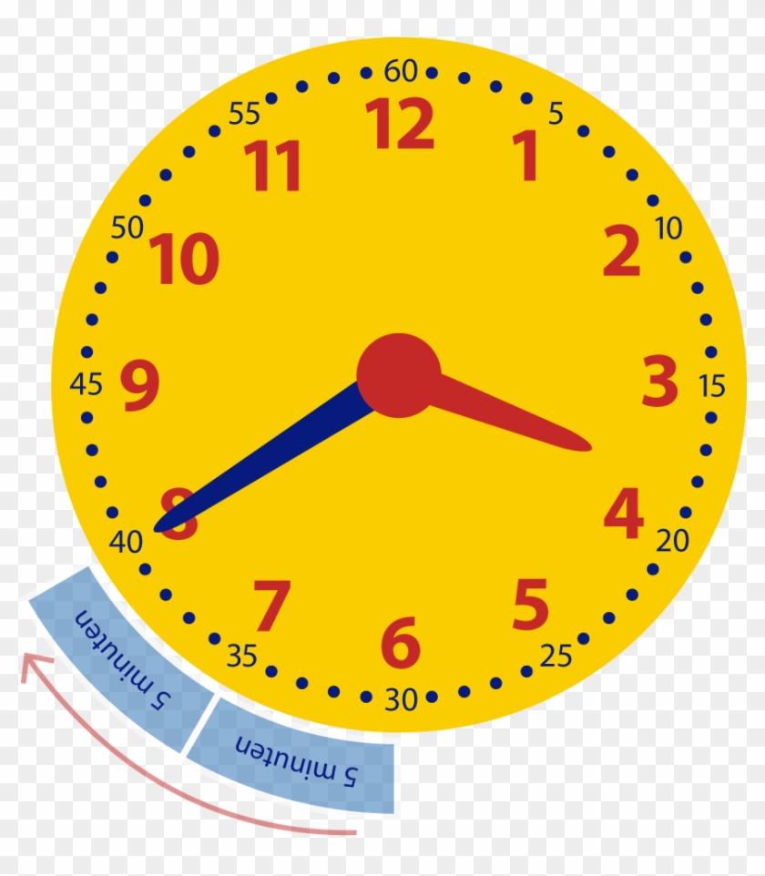 10 Minuten Over Half - Leni Essential Metal Round Wall Clock - Bitter Lemon #1179057