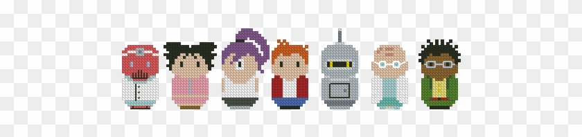 Contemporary Cross-stitch Patterns For Real Fans - Futurama #1179110