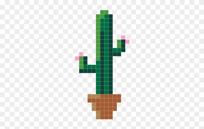 Stickaz - Cactus Ln - Cactus Pixel Art #1179116