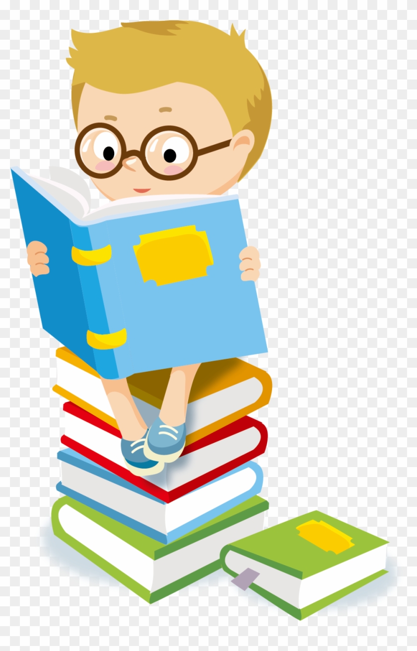 Child Reading Clip Art - Kids Hobby #1179150