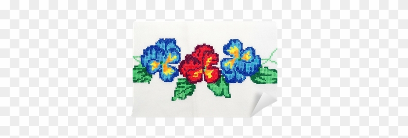 Fototapeta Ukrajinština Vyšívané Dobrý By Cross-stitch - Embroidery #1179165