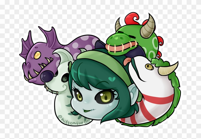 Scylla Clipart Caught - Smite Scylla Chibi #1179168