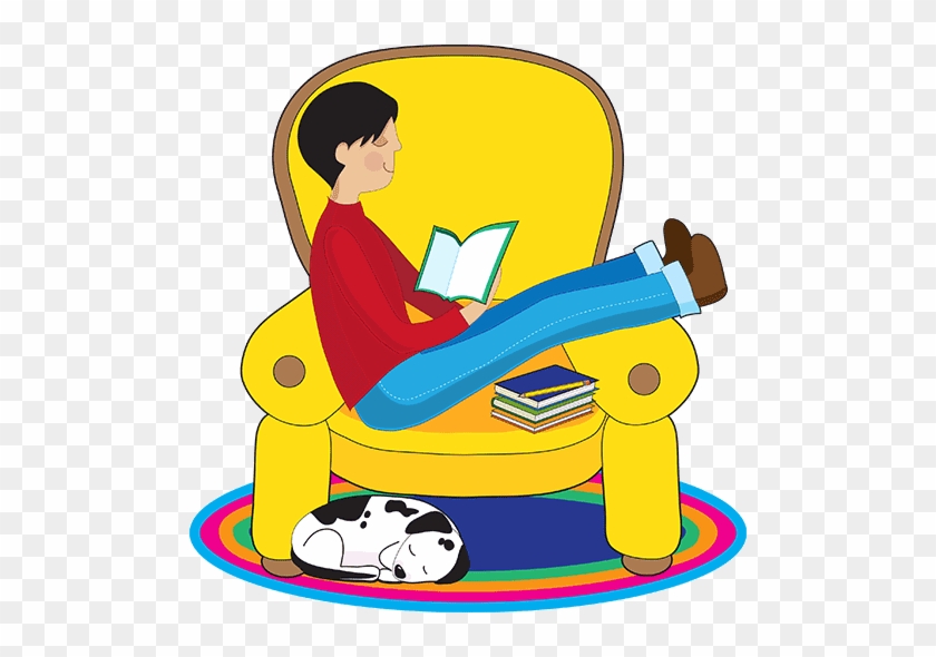 The Roslyn Library Book Club Is A Small And Informal - Clipart Comfy Chair #1179224