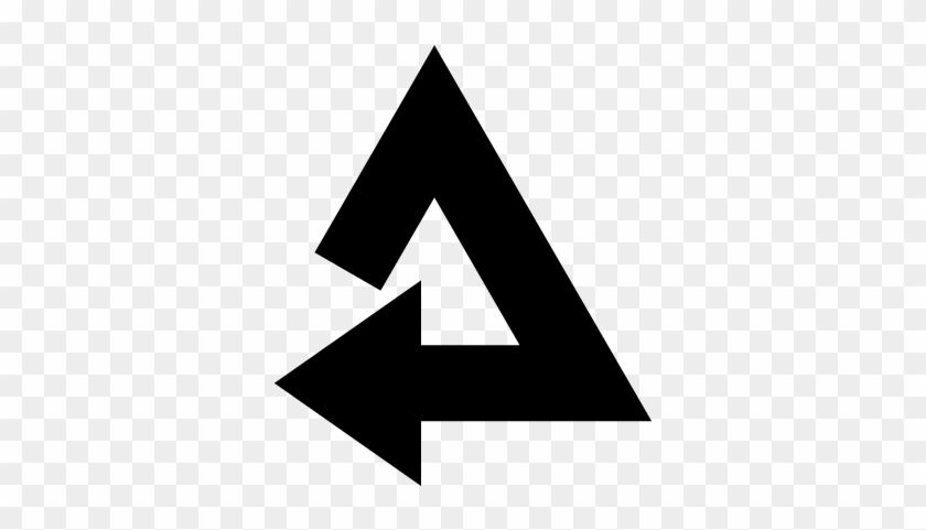 Triangular Clockwise Arrow Rotation Vector - Triangle #1179309