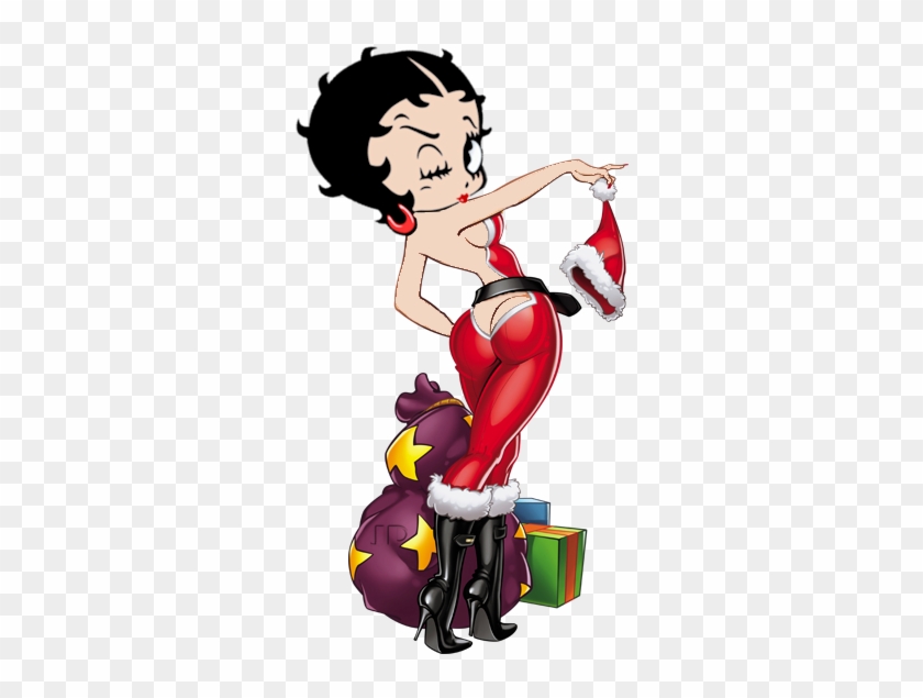 Bb Sexy Santa Helper - Christmas Betty Boop Png #1179364
