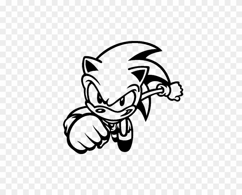 Stickers De Sonic Courant - Dessin Stickers #1179481