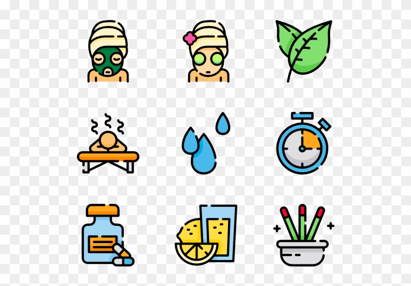 Spa & Wellness 80 Icons - Outpatient Clinic #1179491