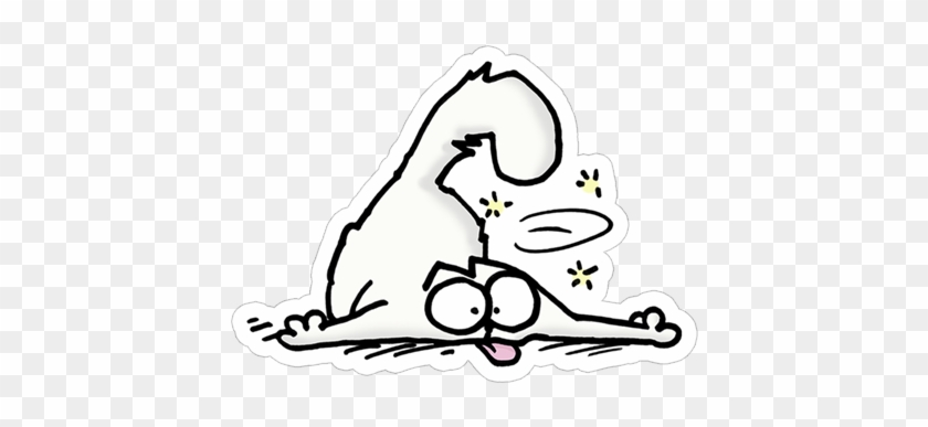 Sticker 10 From Collection «simon's Cat» - Simon's Cat Stickers - Free  Transparent PNG Clipart Images Download