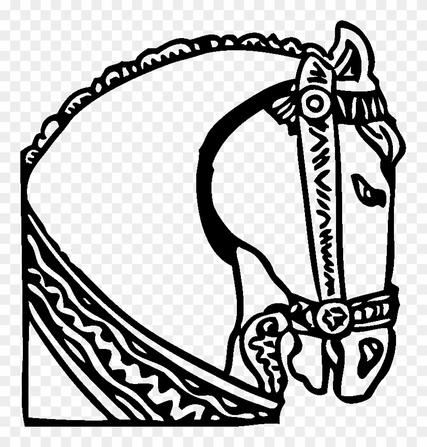 Clip Arts Related To - Horse Head Clip Art #1179557