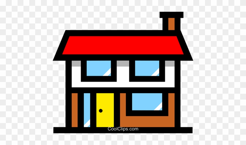 Símbolo De Uma Casa Livre De Direitos Vetores Clip - Animated Moving Pictures Of Houses #1179565