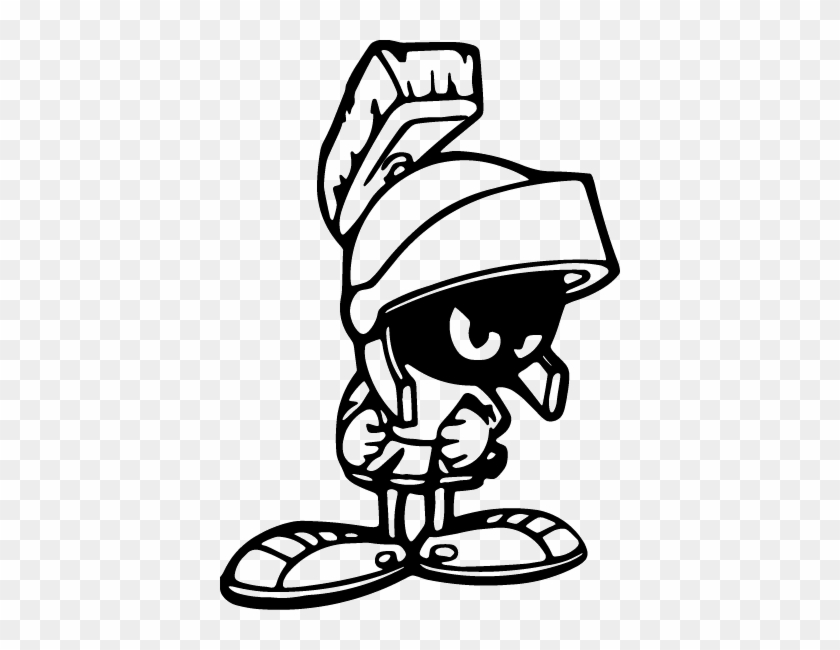 Marvin The Martian Vinyl Car Truck Decal Decals Sticker - Marvin The Martian Decal #1179574