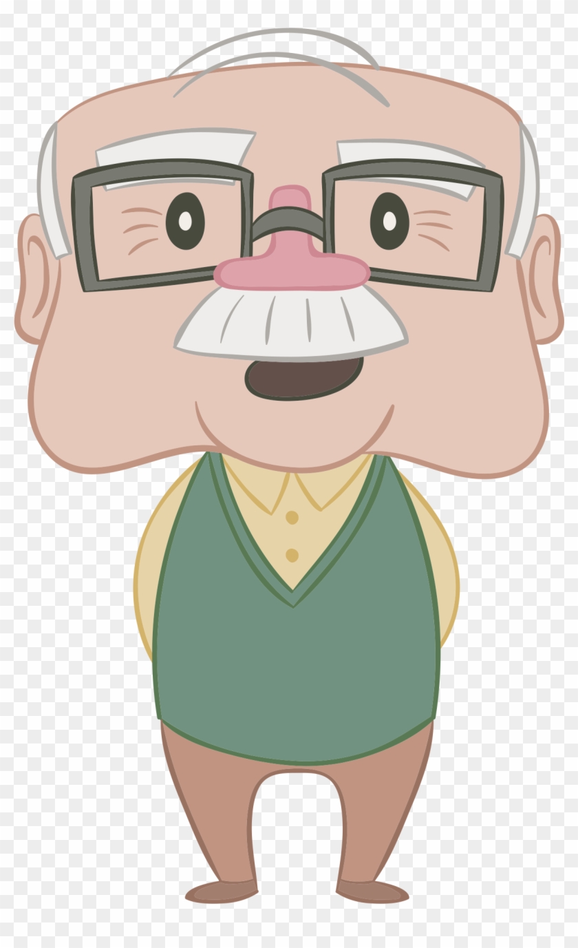 Cartoon Network Old Age Drawing - Old Man Cartoon Character #1179596