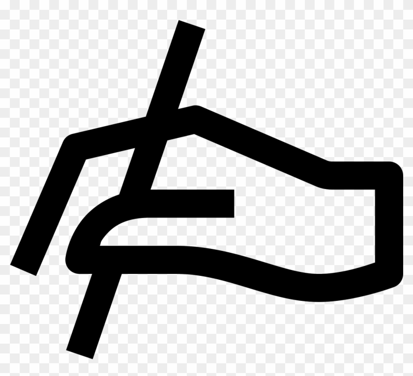 Hand With Pen Icon - Icono Mano Escribiendo Png #1179675