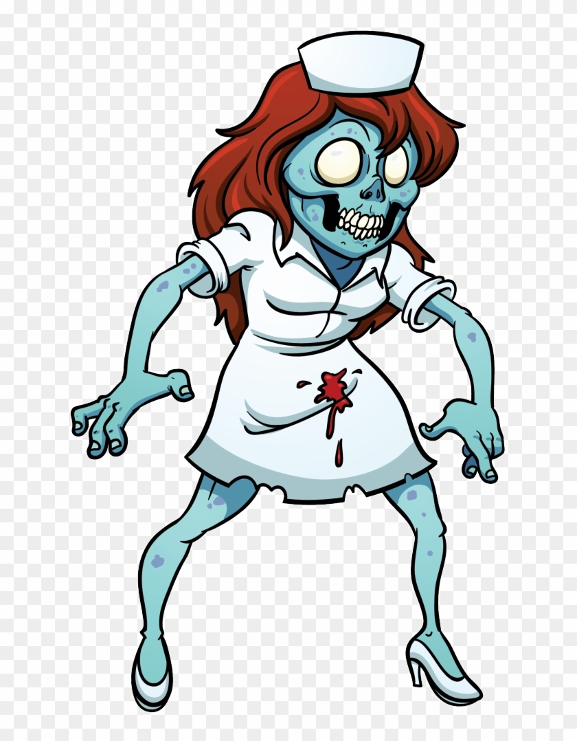 Zombie Nurse - Women - Zombie Nurse Cartoon #1179677
