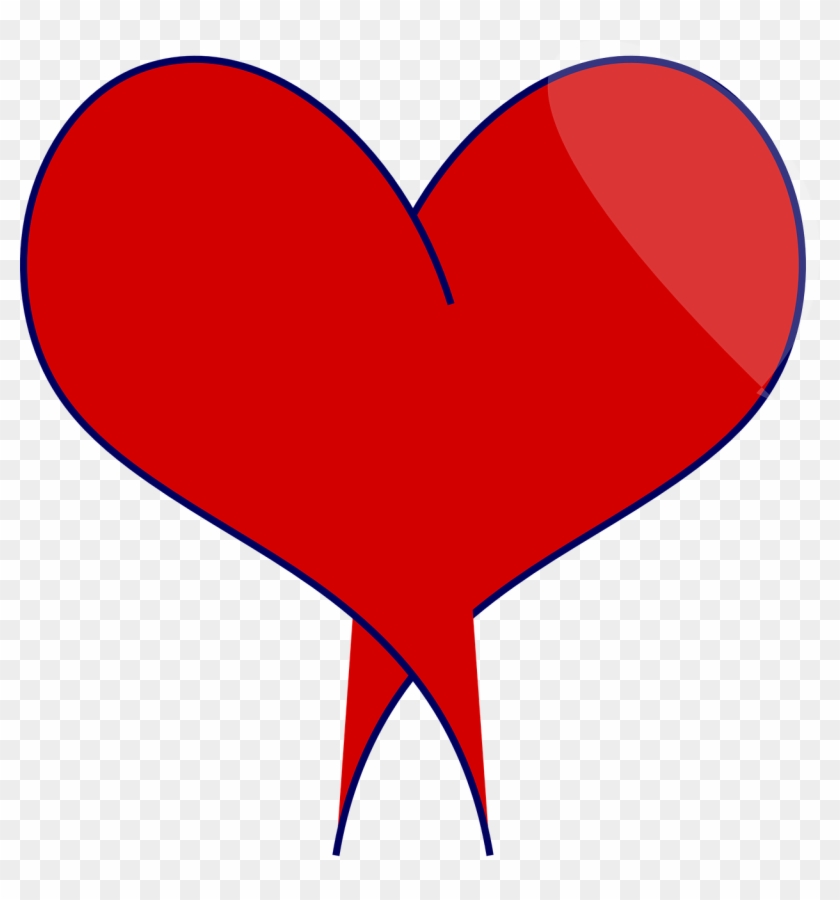 Heart Love Clip Art - Coração Vetor #1179684