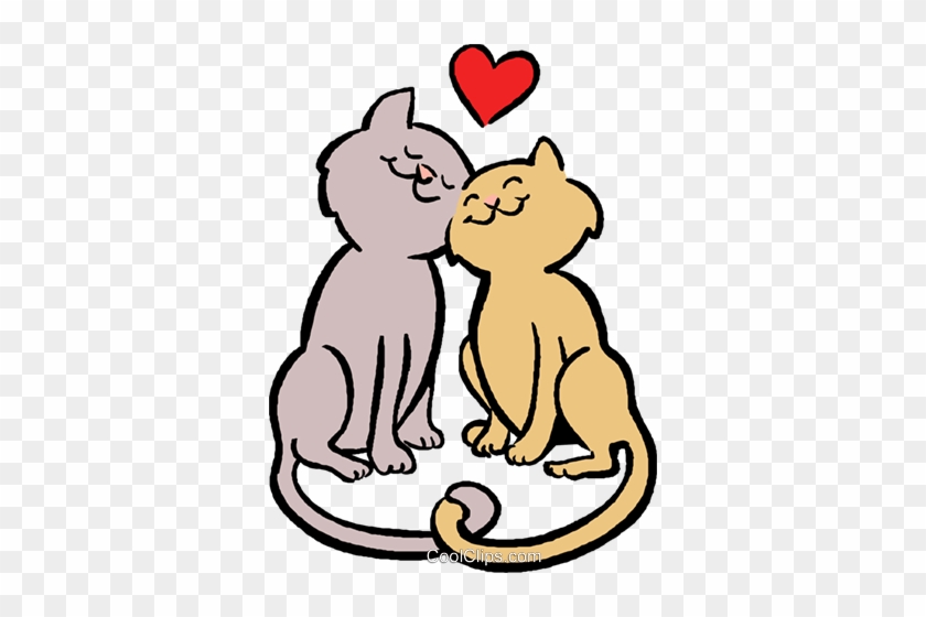 Cats In Love Clipart 2 By Kathryn - Cats In Love Clipart #1179702