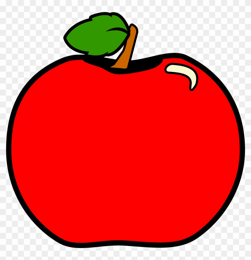 Clipart Apple Kostenlos Lemonize - Roter Apfel Clipart #1179703