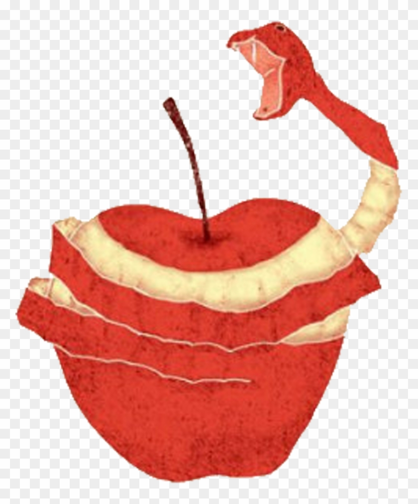 Visual Arts Drawing Negative Space Illustration - Tang Yau Hoong Apple #1179711