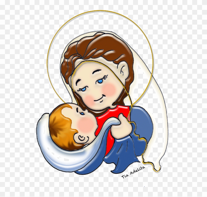 Imagem De Santos Em Formas De Desenho Para Crianças - Nossa Senhora Mãe Da Divina Providência #1179722