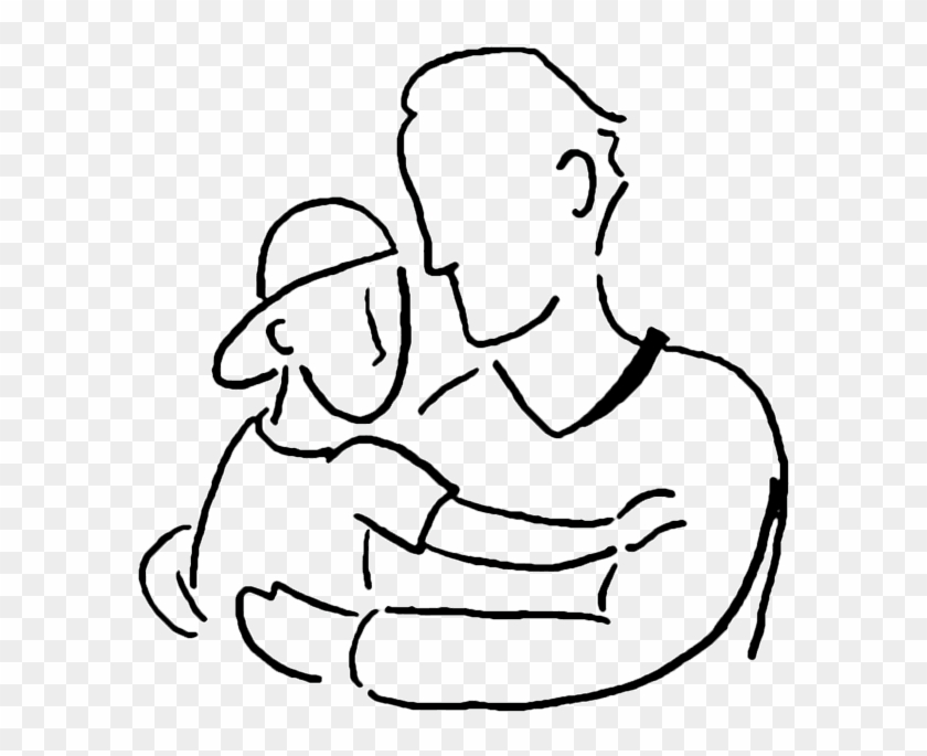Father Clipart Images Black And White - Zazzle Vater-und Sohn-umarmung Puzzle #1179737