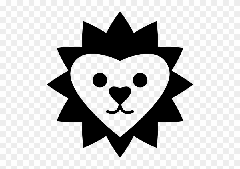 Heart Shaped Lion Face Free Icon - Icon #1179751