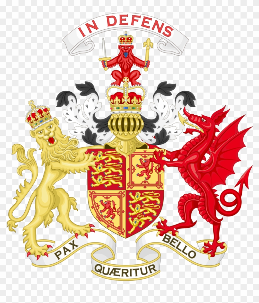 Flag, Coat Of Arms - Royal Coat Of Arms Wales #1179835