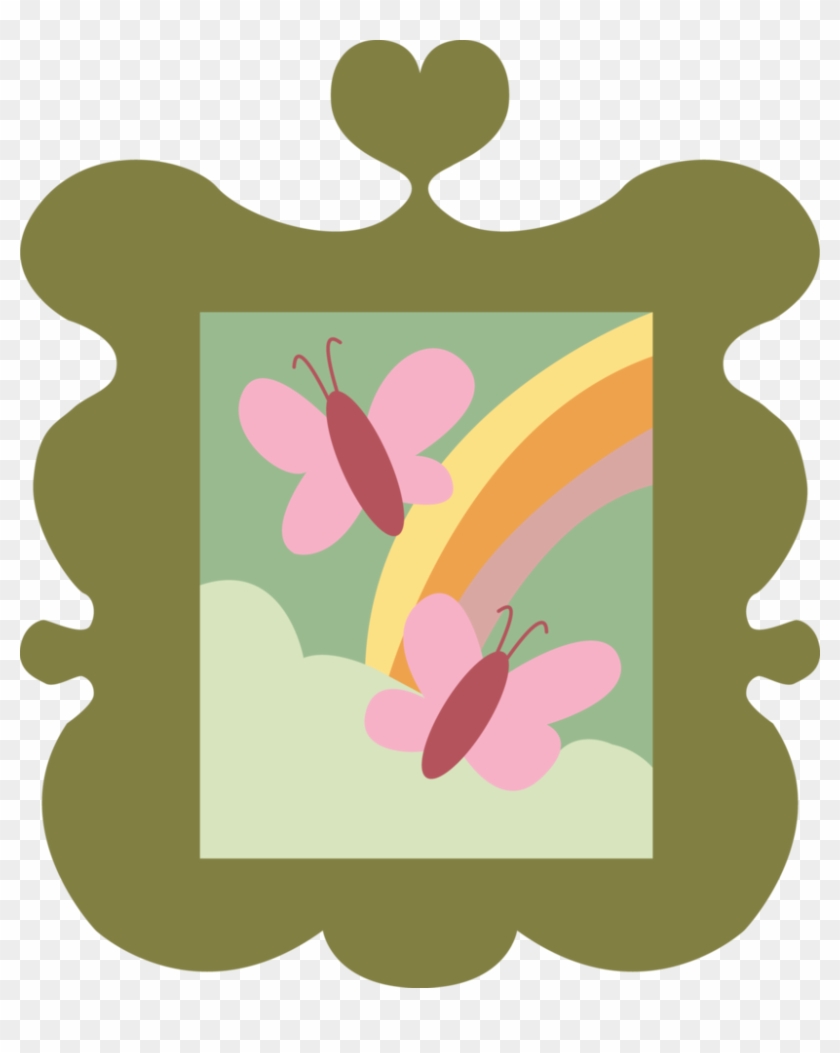 Fluttershy's Picture Frame By Pinkiepieparties - Mlp Frame Vector #1179861